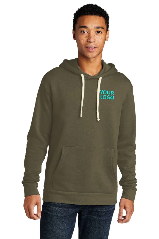 Year-End Clearance Next Level Unisex Beach Fleece Customized Hoodies, Military Green