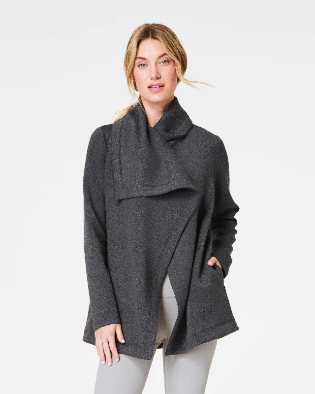 Final Sale SPANX® AirEssentials Open Wrap Cardigan, Heather