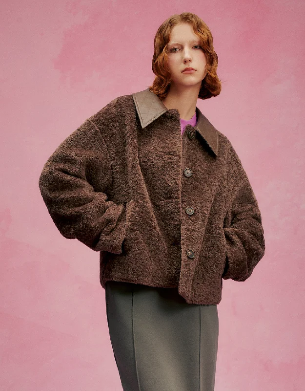 Weekend Deal Button Up Furry Coat