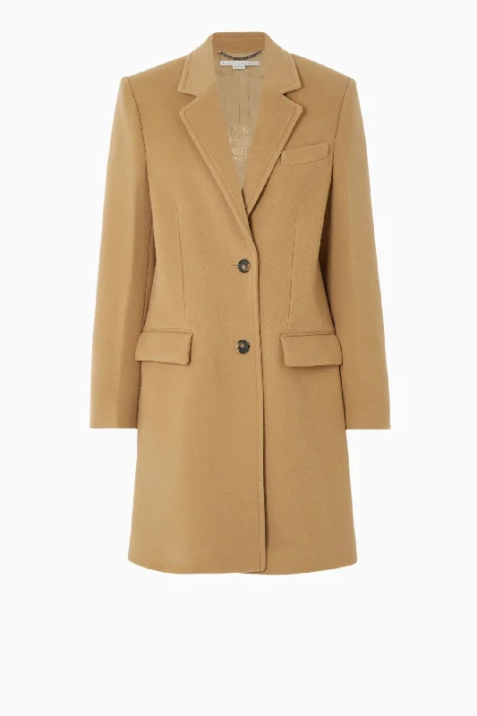 Friends and Family Sale Stella McCartney Iconic Structured Coat - New Camel