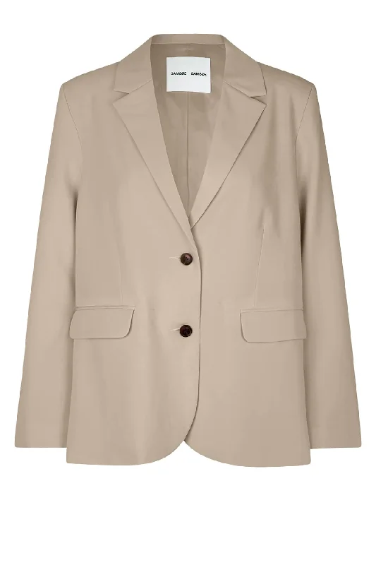 Discount Deals Samsøe Samsøe Ramona Blazer - Silver Sage