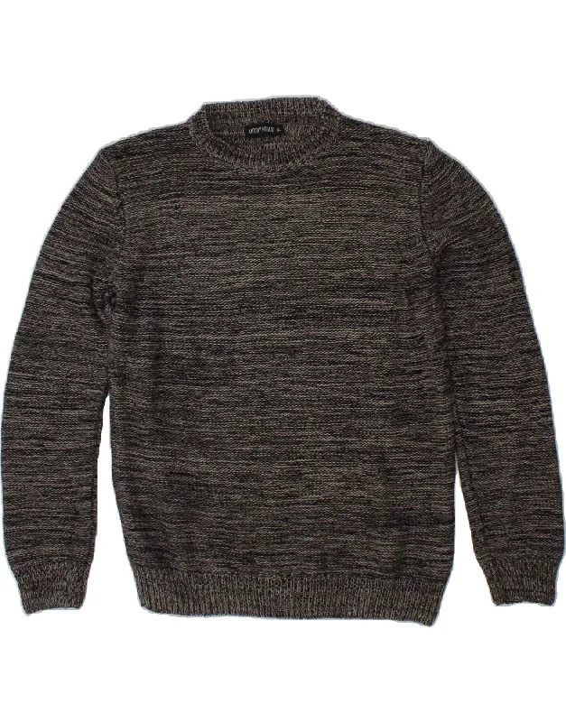 Price Fest ANTONY MORATO Womens Crew Neck Jumper Sweater UK 18 XL Grey Pinstripe