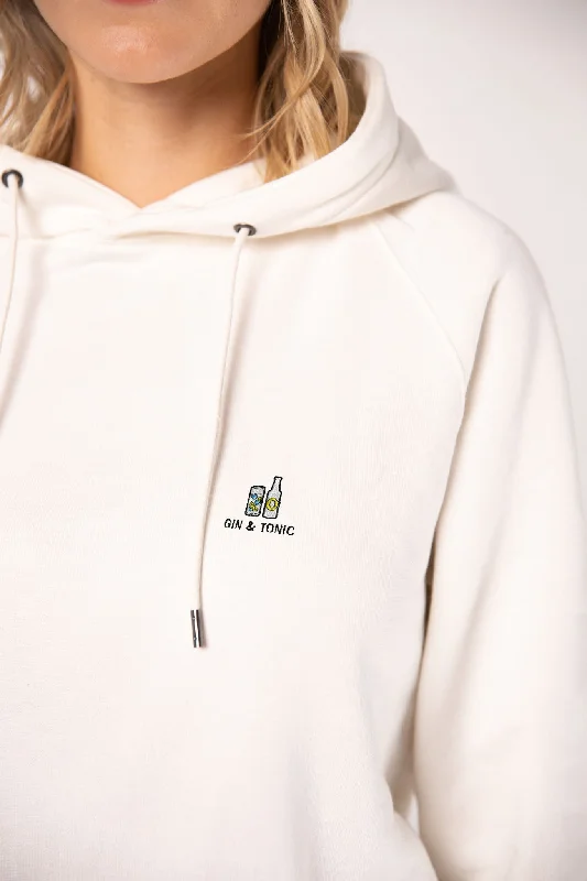 Deep Discounts TAILORED TASTES Gin Tonic | Bestickter Bio-Baumwoll Unisex Hoodie