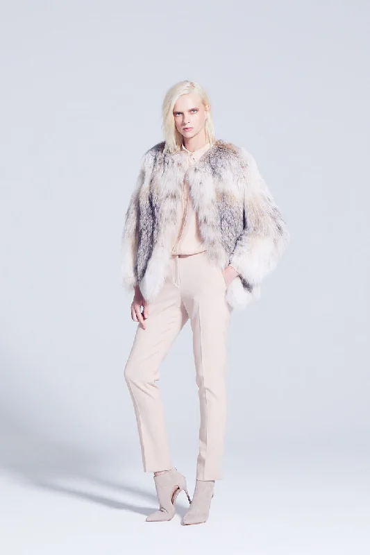 Big Savings Maxine Lynx Fur Jacket