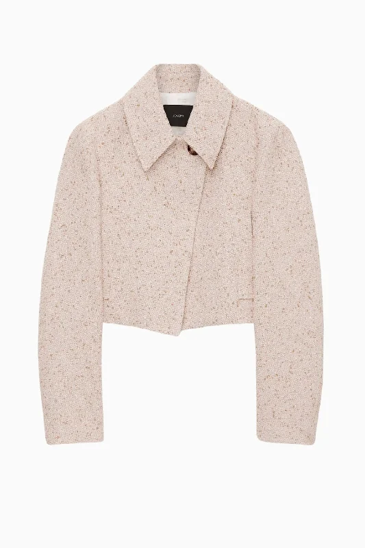 Major Savings Joseph Josset Tweed Jacket - Ivory/ Clay