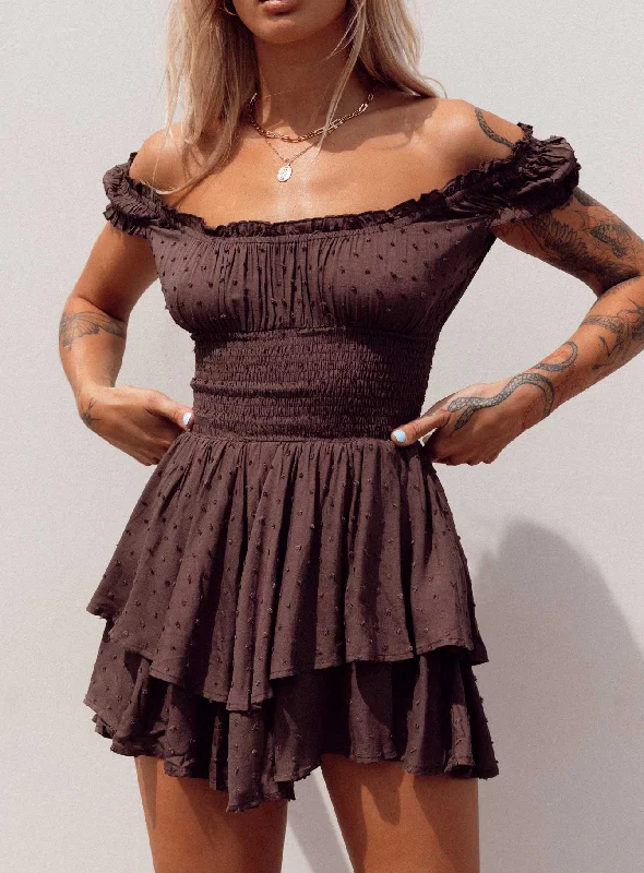 The Best Prices The Love Galore Playsuit Brown