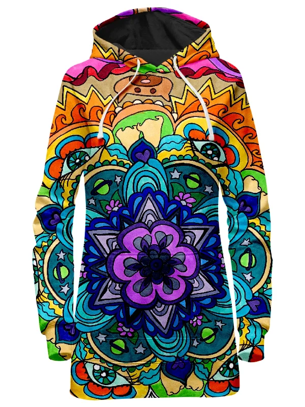 Don't Miss Microcosm Mandala Hoodie Dress