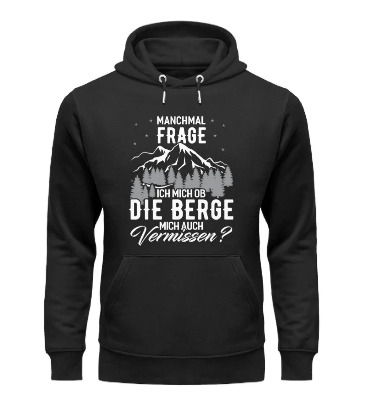 Final Clearance Ob die Berge mich auch vermissen - Unisex Premium Organic Hoodie