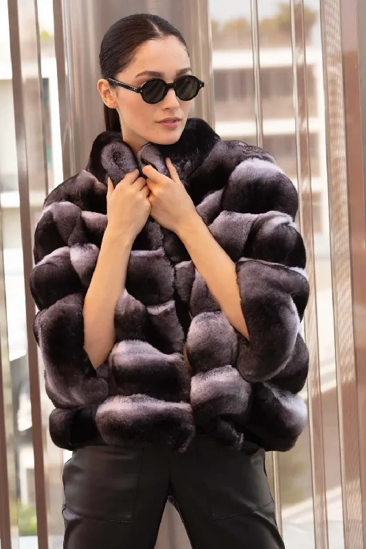 Super Bargain Chinchilla fur jacket