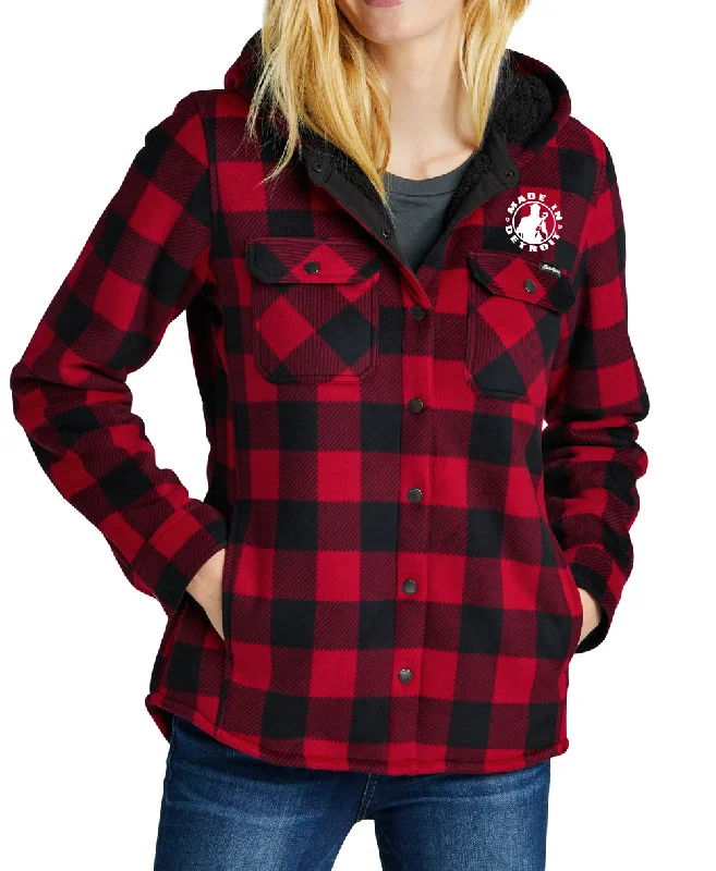 Time-Limited Offer Ladies MID Flannel Jacket