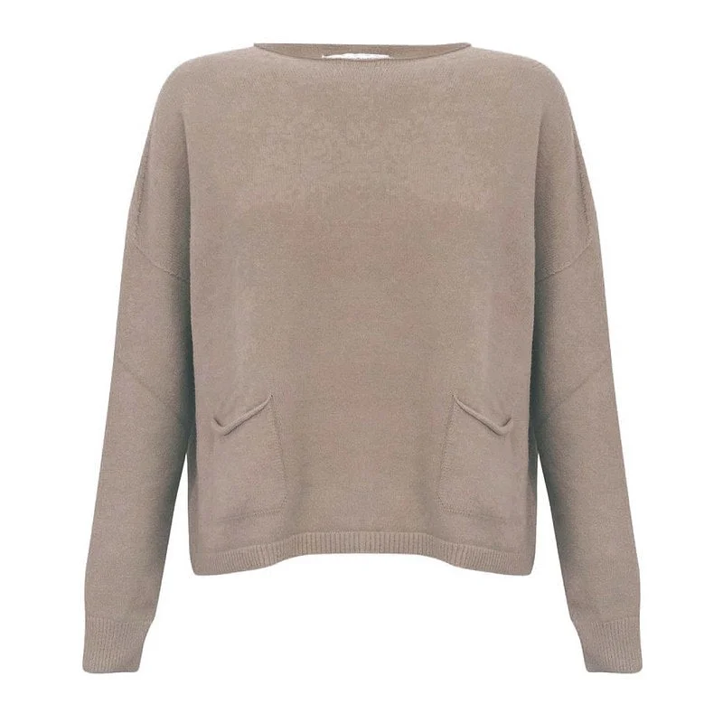 Deal of the Day Jodie Round Neck Jumper in Smoke