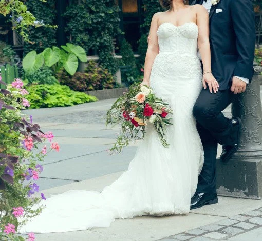 Price Reduction Inbal Dror Inbal Dror inspired Custom Made Wedding Dress