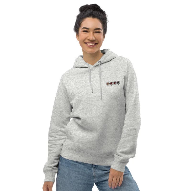 Price Buster Quattro Espressi | Bestickter Bio Baumwoll Frauen Hoodie