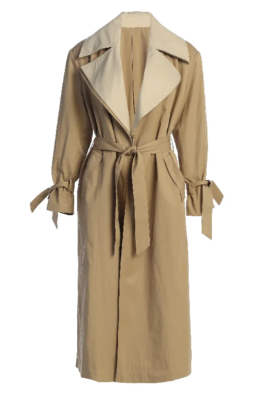Steals and Deals Khaki Shona Oversized Coat