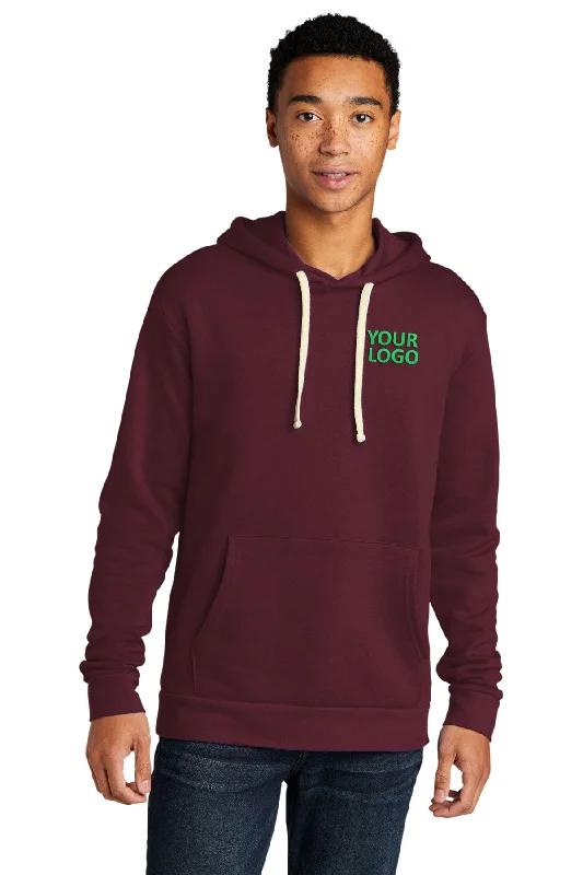 Super Bargain Next Level Unisex Beach Fleece Customized Hoodies, Maroon