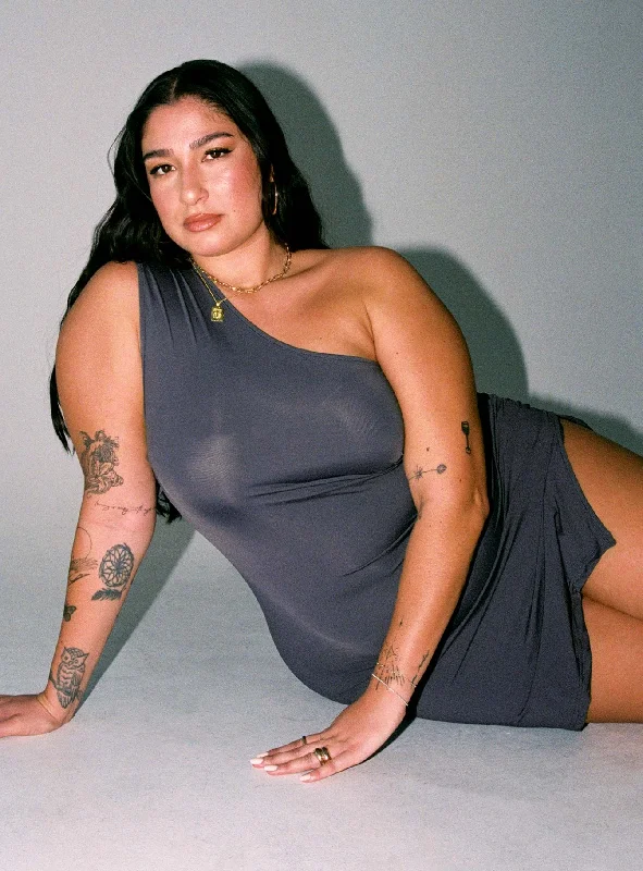 Hot Deal Irisa Mini Dress Grey Curve