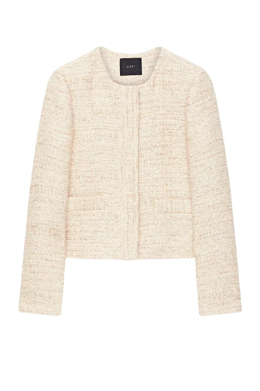 Stock Up and Save Joseph Melange Tweed Jovanna Jacket - Cassonade