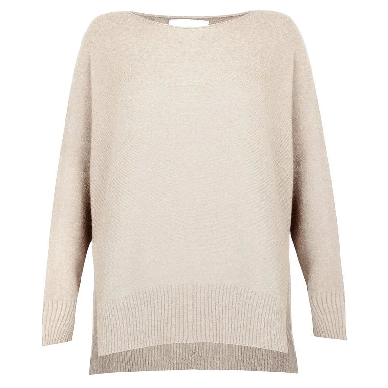 Get It Before It’s Gone Marley Round Neck Easy Fit Jumper in Ivory