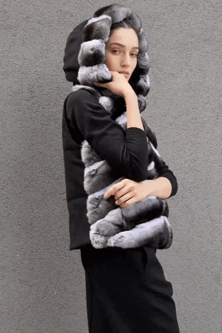 Quick Sale Chinchilla vest