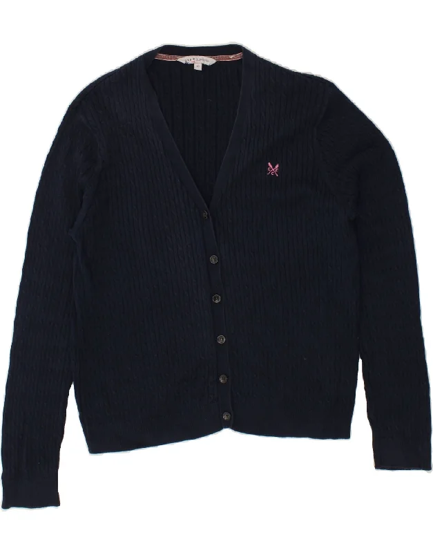 Today Only CREW CLOTHING Womens Loose Fit Cardigan Sweater UK 18 XL Navy Blue Cotton Today Only CREW CLOTHING Womens Loose Fit Cardigan Sweater UK 18 XL Navy Blue Cotton