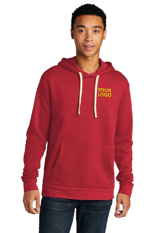 Best Seller Next Level Unisex Beach Fleece Customized Hoodies, Red