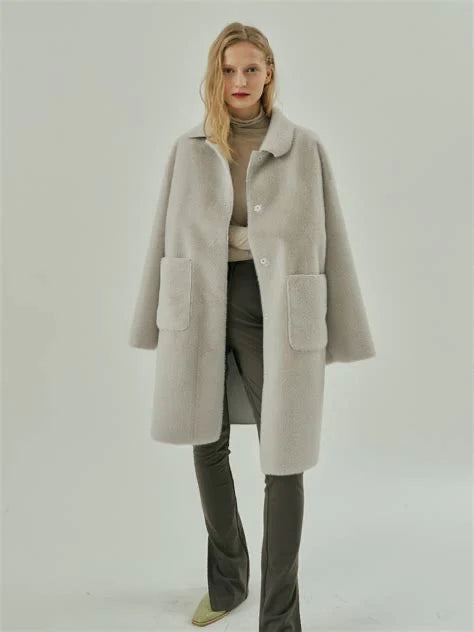 Now or Never Molliolli  Nini shearling coat