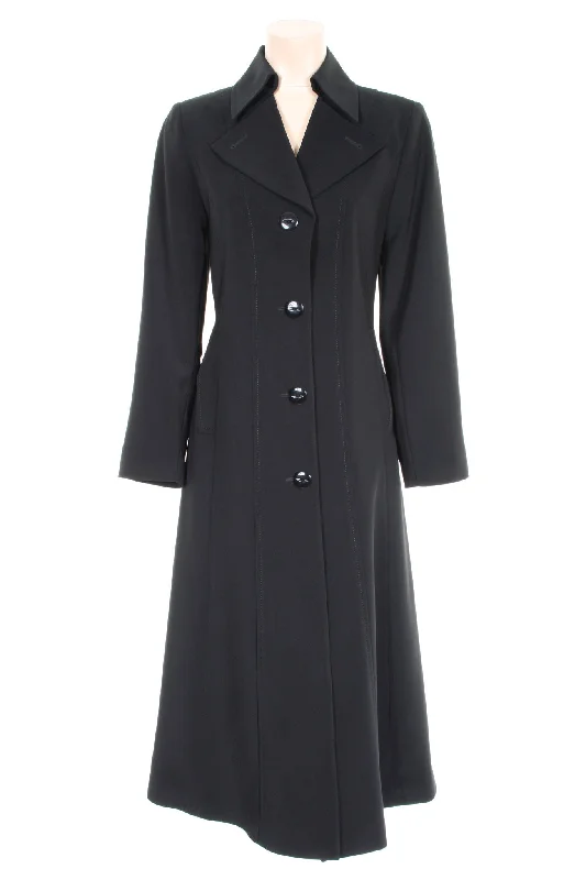 Today’s Deal Busy Clothing Womens Black Long Trench Coat Mac