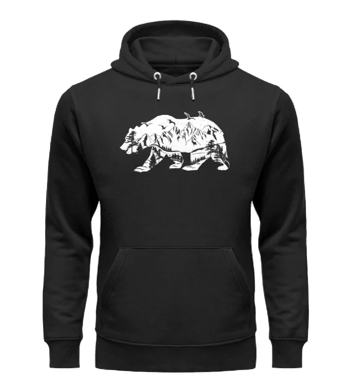 Today Only Bär und Berge Abstrakt - Unisex Premium Organic Hoodie