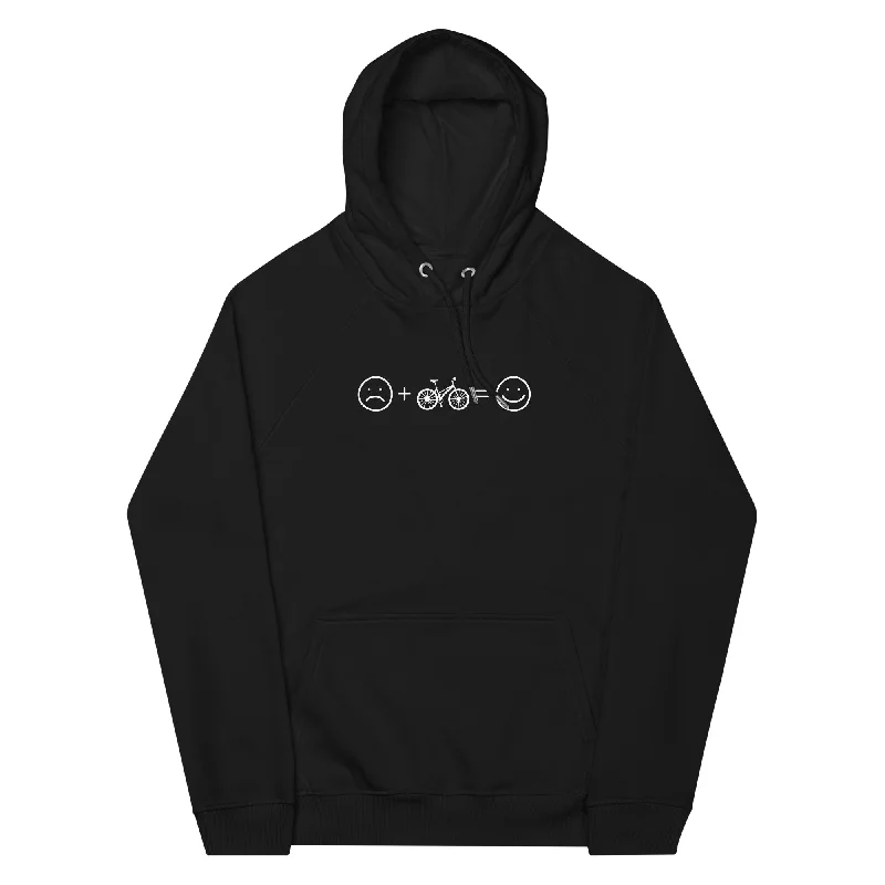 Early Access Lächelndes Gesicht und Fahrrad - Unisex Premium Organic Hoodie