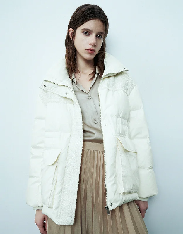 Last Chance Stand Collar Straight Down Jacket