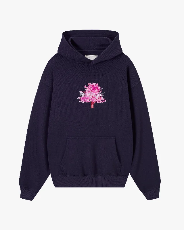 Exclusive Offers FLEUR DE CERISIER HOODIE NAVY