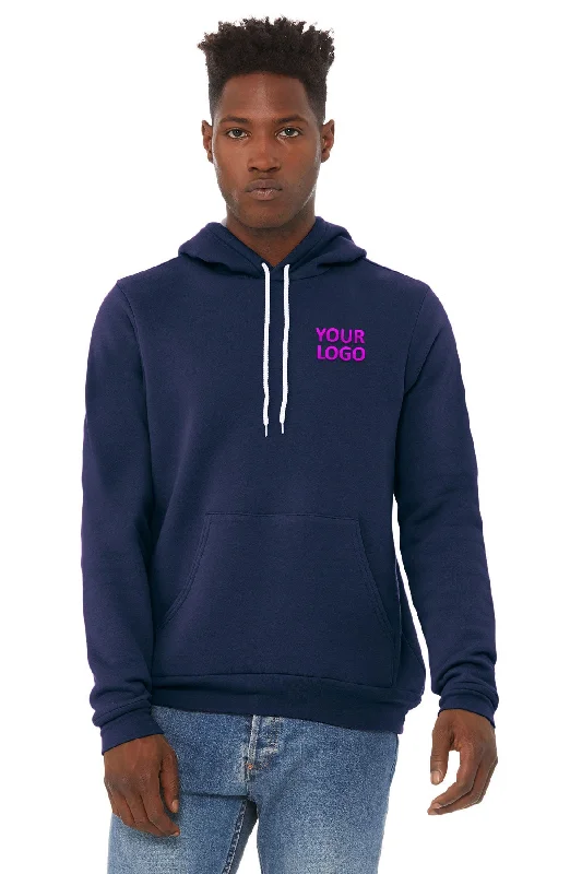 Deal Explosion Bella Canvas Unisex Sponge Fleece Hoodie, Navy