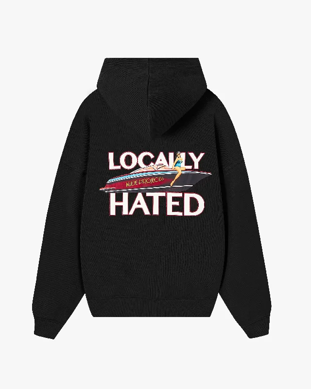 Crazy Savings LOCALLY HATED HOODIE BLACK