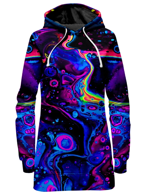 Savings Event Acid Bath Hoodie Dress