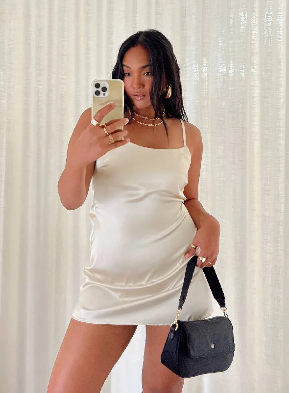 New Markdowns Chanelle Mini Dress Champagne