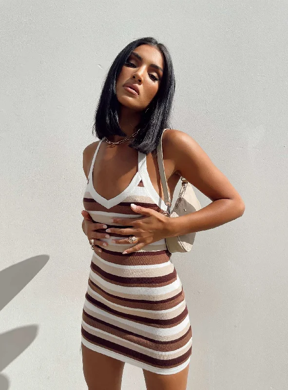 Online Exclusive Ciro Mini Dress Brown