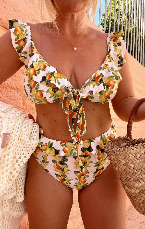 Closeout Naples Top ~ Citrus in Georgia Rib