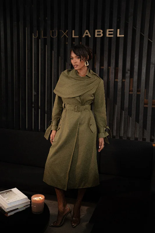 Doorbuster Deal Olive The Classic Trench Coat