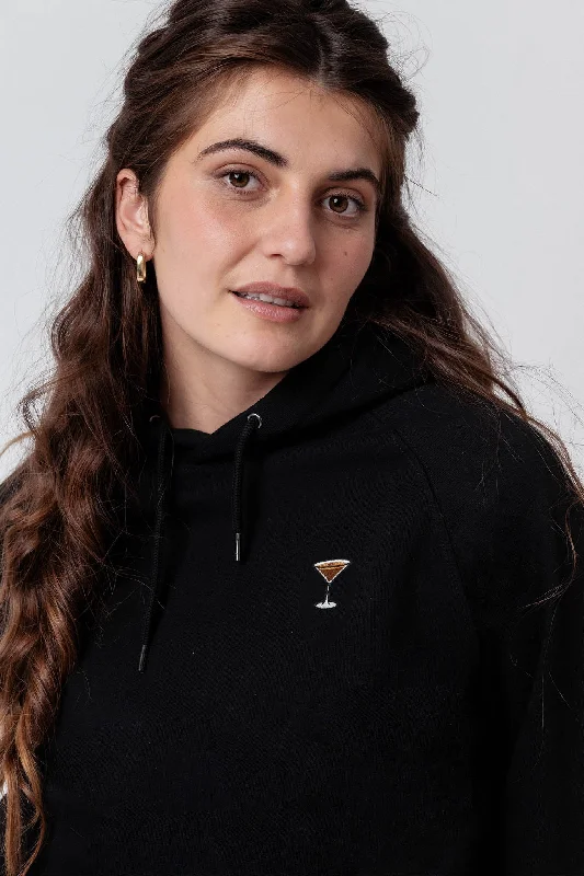 TIME-Limited Offer Espresso Martini | Bestickter Bio-Baumwoll Frauen Hoodie
