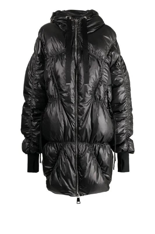 Seasonal Clearance Khrisjoy Puff Khris Cloud Long Puffer Jacket - Black