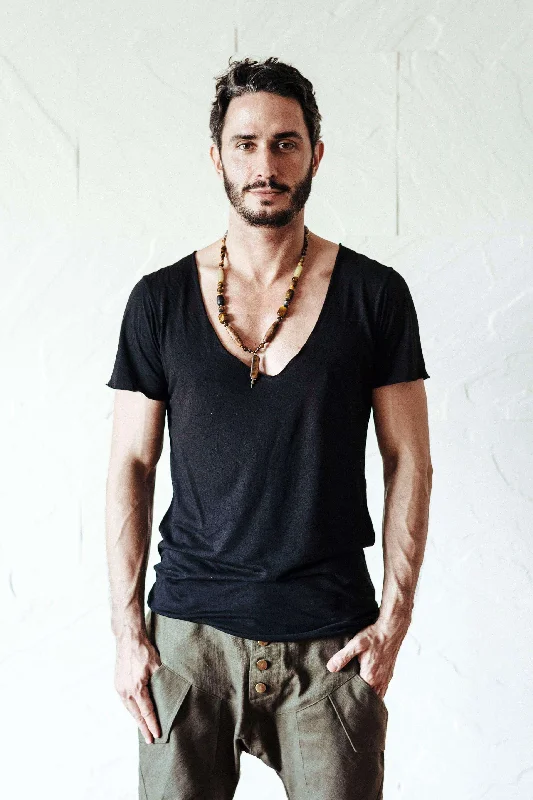 Today's Special VALO TEE - V-neck Asymmetric Cotton Bamboo T-shirt