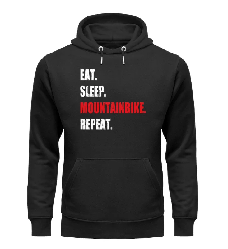 Seasonal Clearance Eat Sleep Mountainbike Repeat - Unisex Premium Organic Hoodie