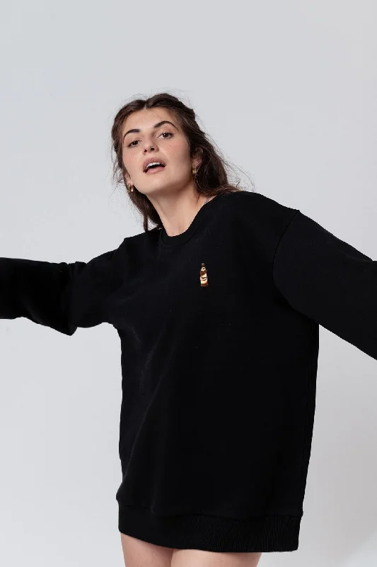 Super Bargain Bazi® | Bestickter Bio-Baumwoll Frauen Pullover