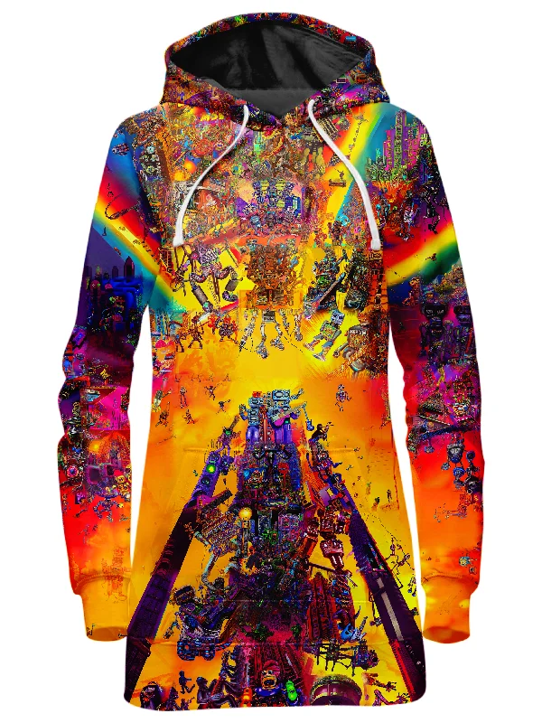 Super Deal Robotcalypse Hoodie Dress