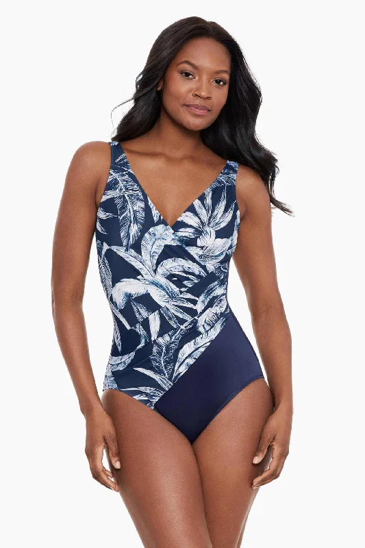 Overstock Tropica Toile Oceanus One Piece Swimsuit