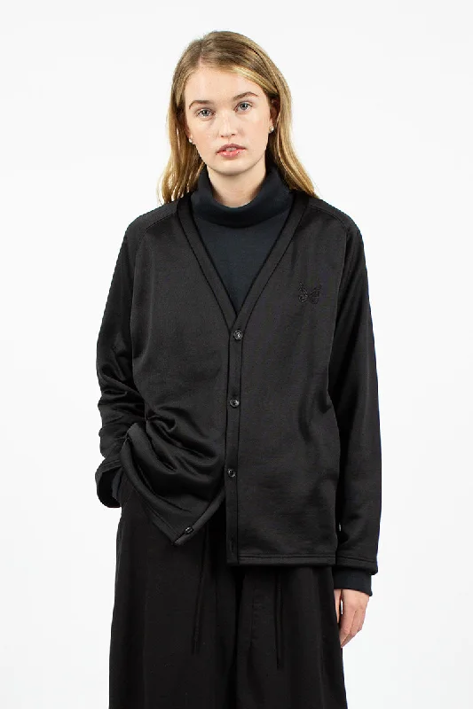 Lowest Price V-Neck Jersey Cardigan Black