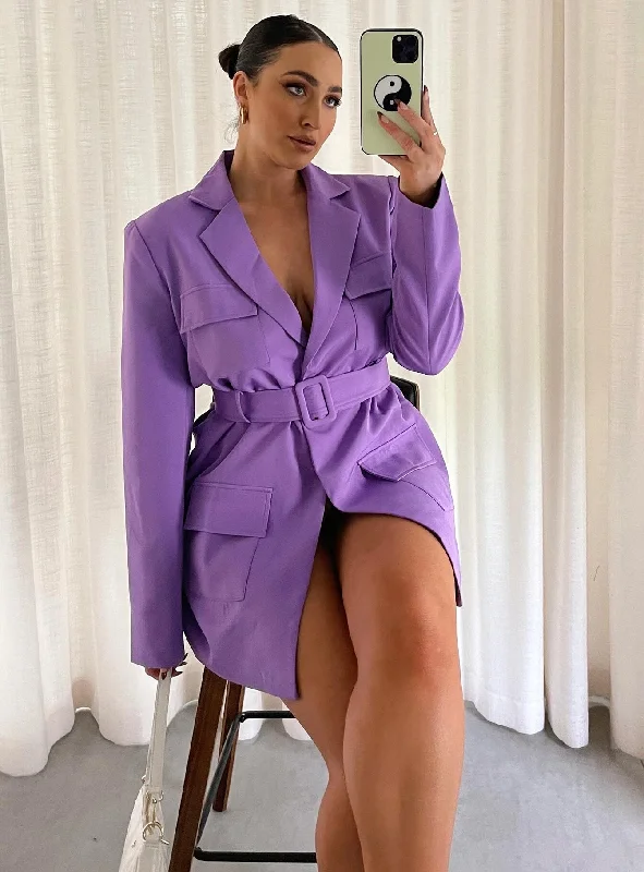 Now or Never Steinway Mini Dress Purple