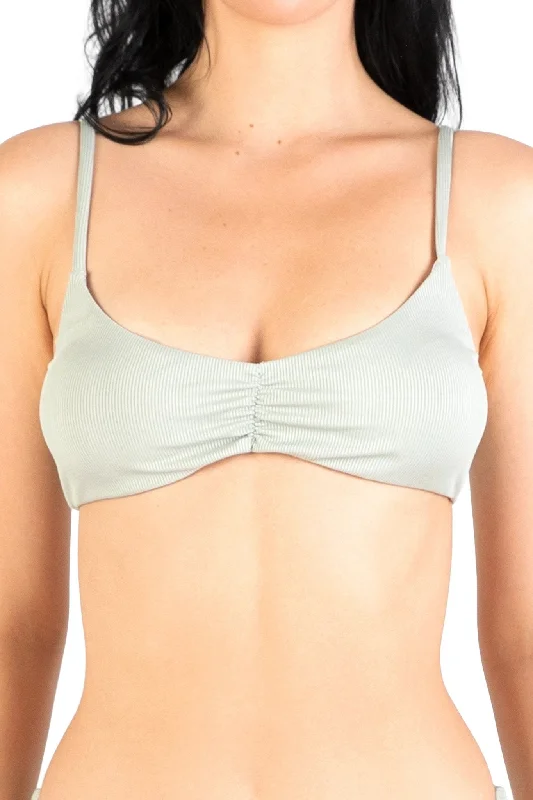 Savings Alert Olive Fold Bikinis Top