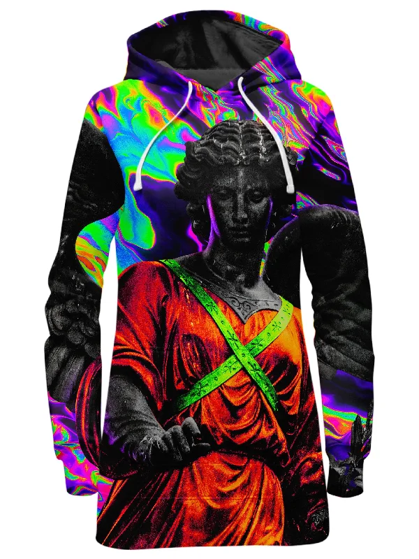 Savings Galore Rave Angel Hoodie Dress