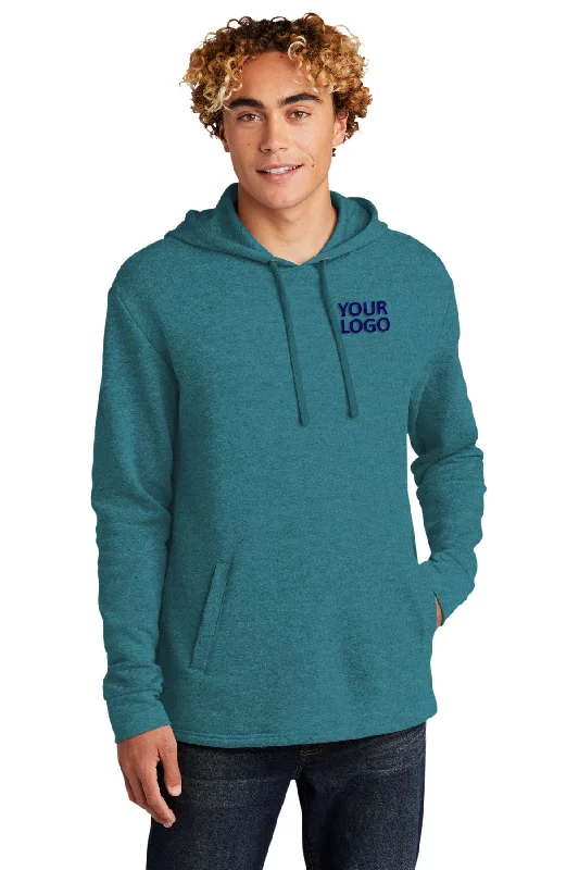 Warehouse Sale Next Level Unisex PCH Fleece Customized Hoodies, Heather Teal